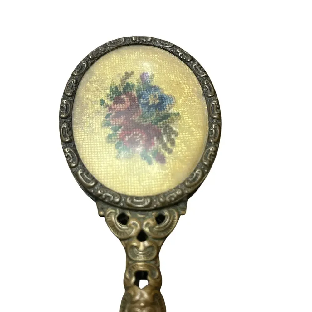 Ornate Small Hand/Purse Mirror
